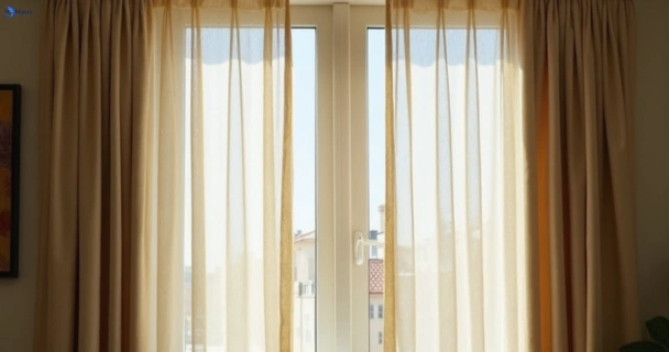 Dull dusty drapes in bentleigh-vic before professional cleaning